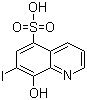 8-Hydroxy-7-iodo-5-quinolinesulfonic acid molecular structure (CAS 547-91-1)