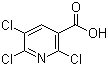 structure of CAS# 54718-39-7, 2,5,6-Trichloronicotinic acid
