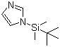 结构式 CAS# 54925-64-3, 1-(叔丁基二甲基硅烷基)咪唑