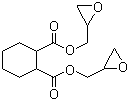 structure of CAS# 5493-45-8, Diglycidyl 1,2-cyclohexanedicarboxylate;Diglycidyl hexahydrophthalate; Bis(2,3-epoxypropyl) cyclohexane-1,2-dicarboxylate