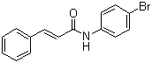 N-(4-溴苯基)肉桂酰胺分子结构 (CAS 54934-81-5)