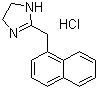 structure of CAS# 550-99-2, Naphazoline hydrochloride;2-(1-Naphthylmethyl)imidazoline hydrochloride