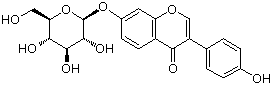 Daidzin molecular structure (CAS 552-66-9)