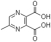 5-Methyl-2,3-pyrazinedicarboxylic acid molecular structure (CAS 5521-60-8)