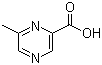 结构式 CAS# 5521-61-9, 6-甲基吡嗪-2-羧酸