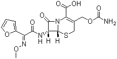 Cefuroxime molecular structure (CAS 55268-75-2)