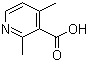2,4-Dimethylpyridine-3-carboxylic acid molecular structure (CAS 55314-30-2)