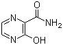 结构式 CAS# 55321-99-8, 3-羟基吡嗪-2-甲酰胺