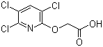 结构式 CAS# 55335-06-3, 绿草定; [(3,5,6-三氯-2-吡啶)氧基]乙酸; 3,5,6-三氯-2-吡啶氧乙酸