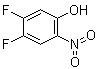 structure of CAS# 55346-97-9, 4,5-Difluoro-2-nitrophenol;2-Nitro-4,5-difluorophenol