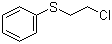 structure of CAS# 5535-49-9, [(2-Chloroethyl)thio]benzene;2-Chloroethyl phenyl sulfide; 2-(Phenylthio)ethyl chloride