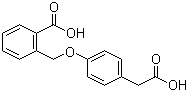 结构式 CAS# 55453-89-9, 2-[(4-羧甲基苯氧基)甲基]苯甲酸