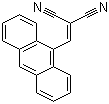 structure of CAS# 55490-87-4, (9-Anthrylmethylene)malononitrile;(Anthracen-9-ylmethylidene)propanedinitrile; 2-(9-Anthrylmethylidene)malononitrile
