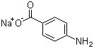 structure of CAS# 555-06-6, Aminobenzoate sodium;Antergyl; Pabavit; Sodium 4-aminobenzoate; Sodium p-aminobenzoate; p-Aminobenzoic acid sodium salt