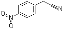 structure of CAS# 555-21-5, p-Nitrophenylacetonitrile;4-Nitrophenylacetonitrile