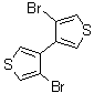 4,4'-二溴-3,3'-联噻吩分子结构 (CAS 5556-13-8)