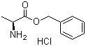 structure of CAS# 5557-83-5, L-Alanine benzyl ester hydrochloride