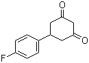 结构式 CAS# 55579-72-1, 5-(4-氟苯基)环己烷-1,3-二酮
