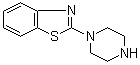 结构式 CAS# 55745-83-0, 2-(哌嗪-1-基)苯并噻唑