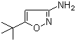 3-Amino-5-tert-butylisoxazole molecular structure (CAS 55809-36-4)