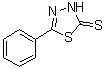 结构式 CAS# 5585-19-3, 5-苯基-1,3,4-噻二唑-2(3H)-硫酮