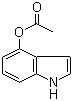 结构式 CAS# 5585-96-6, 4-乙酰氧基吲哚