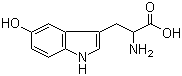 5-羟基色氨酸分子结构 (CAS 56-69-9)