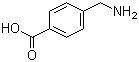 4-氨甲基苯甲酸分子结构 (CAS 56-91-7)