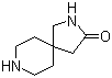 结构式 CAS# 561314-57-6, 2,8-二氮杂螺[4.5]癸烷-3-酮