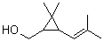 structure of CAS# 5617-92-5, Chrysanthemol;2,2-Dimethyl-3-(2-methylpropenyl)cyclopropanemethanol; Chrysanthemic alcohol; Chrysanthemyl alcohol