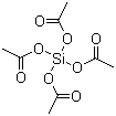 Silicon tetraacetate molecular structure (CAS 562-90-3)