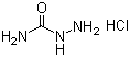 structure of CAS# 563-41-7, Semicarbazide hydrochloride;Aminourea hydrochloride; Carbamylhydrazine hydrochloride; Hydrazine carboxamide hydrochloride