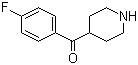 结构式 CAS# 56346-57-7, 4-(4-氟苯甲酰基)哌啶