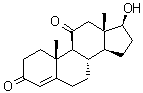 structure of CAS# 564-35-2, 11-Ketotestosterone;11-Oxotestosterone; 11-keto-Testosterone; 17beta-Hydroxyandrost-4-ene-3,11-dione; 4-Androsten-17beta-ol-3,11-dione