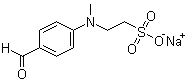 结构式 CAS# 56405-41-5, 4-(N-甲基-N-磺基乙基)氨基苯甲醛钠盐