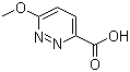 结构式 CAS# 56434-28-7, 6-甲氧基哒嗪-3-羧酸