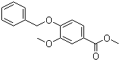 结构式 CAS# 56441-97-5, 4-苄氧基-3-甲氧基苯甲酸甲酯