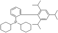 2-(Dicyclohexylphosphino)-2',4',6'-triisopropylbiphenyl molecular structure (CAS 564483-18-7)
