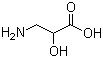 结构式 CAS# 565-71-9, DL-异丝氨酸; 3-氨基-2-羟基丙酸
