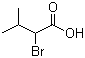 2-溴代异戊酸分子结构 (CAS 565-74-2)