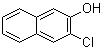 structure of CAS# 56541-64-1, 3-Chloro-2-naphthalenol;3-Chloro-2-naphthol; 3-Chloronaphthalen-2-ol