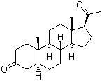 结构式 CAS# 566-65-4, 氢化黄体酮; 二氢黄体酮; 5-alpha-孕甾-3,20-二酮