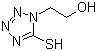 结构式 CAS# 56610-81-2, 1-羟乙基-5-巯基-1H-四氮唑