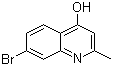 结构式 CAS# 56716-92-8, 7-溴-2-甲基-4-喹啉醇