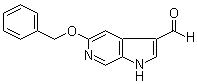 结构式 CAS# 56795-92-7, 5-苄氧基-1H-吡咯并[2,3-c]吡啶-3-甲醛