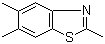 structure of CAS# 5683-41-0, 2,5,6-Trimethylbenzothiazole
