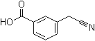structure of CAS# 5689-33-8, 3-Carboxyphenylacetonitrile;m-(Cyanomethyl)benzoic acid