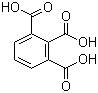 结构式 CAS# 569-51-7, 1,2,3-苯三甲酸; 连苯三甲酸