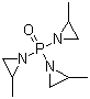 structure of CAS# 57-39-6, Tris(2-methyl-1-aziridinyl)phosphine oxide