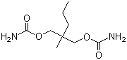 结构式 CAS# 57-53-4, 甲丙氨酯; 2-甲基-2-丙基-1,3-丙二醇二氨基甲酸酯